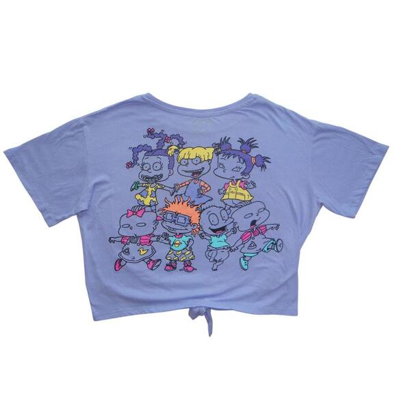 Nickelodeon Cropped Tee with Character Embroidery - Picture 5 of 5
